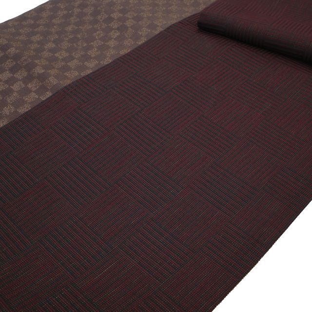 すごい値 袋帯 リサイクル 正絹 牛首紬 織り込み こげ茶 雪輪 霞 流水 市松 上質 カジュアル 仕立て上がり 春 秋 冬 お太鼓柄 パールトーン加工済 お出かけ お食事 ショッピング すごいね みやがわ neb01545 WWW_MORNINGWALKER_COM