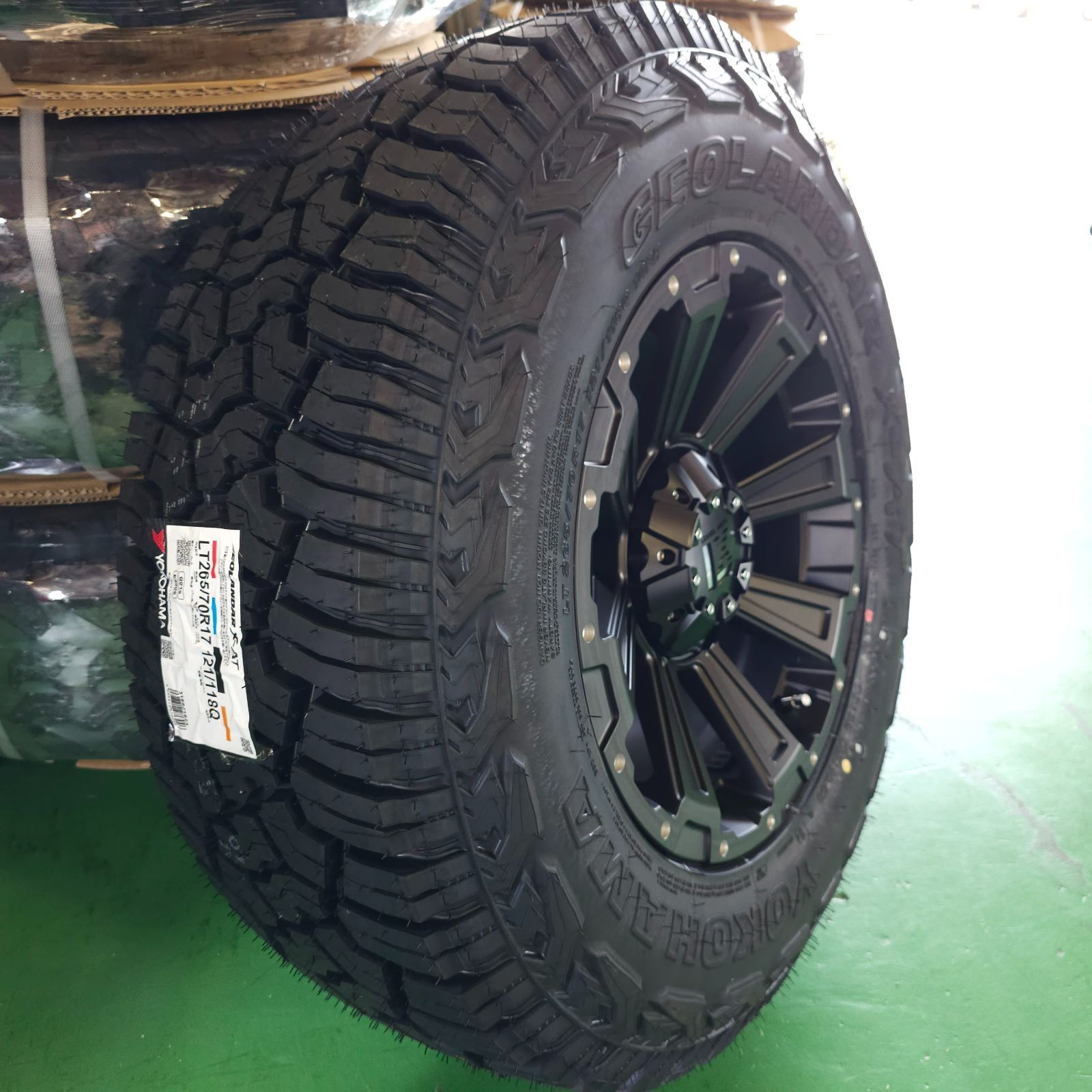 ヨコハマタイヤ ハイラックス サーフ FJクルーザー H3 プラド 120 150 マッド ヨコハマ ジオランダー MT G003 265/70R17 285/70R17 17インチ DeathRock