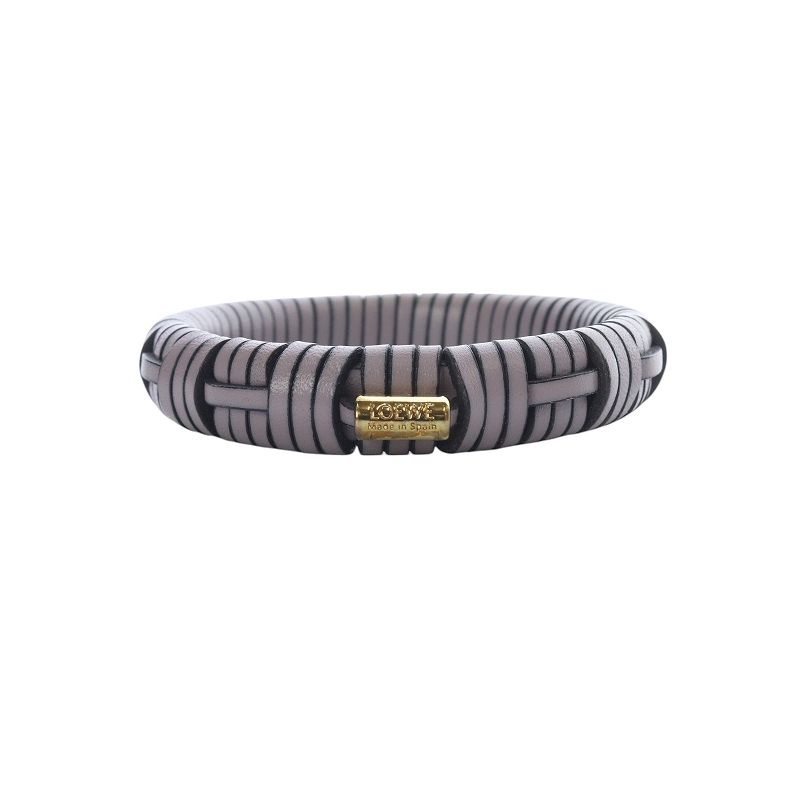 【新品】LOEWE カーフスキンバングル LOEWE ロエベ レザーブレスレット TWIST BANGLE バングル