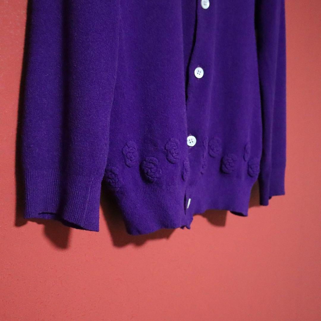 COMME des GARCONS 99AW 立体フラワー ニットカーディガン COMME des GARCONS 99AW 立体フラワー ニットカーディガン - メルカリ