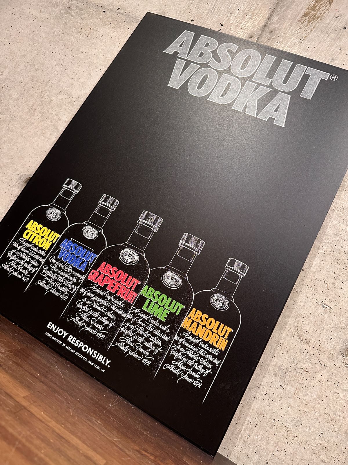 Absolut Vodka チョークボード - メルカリ