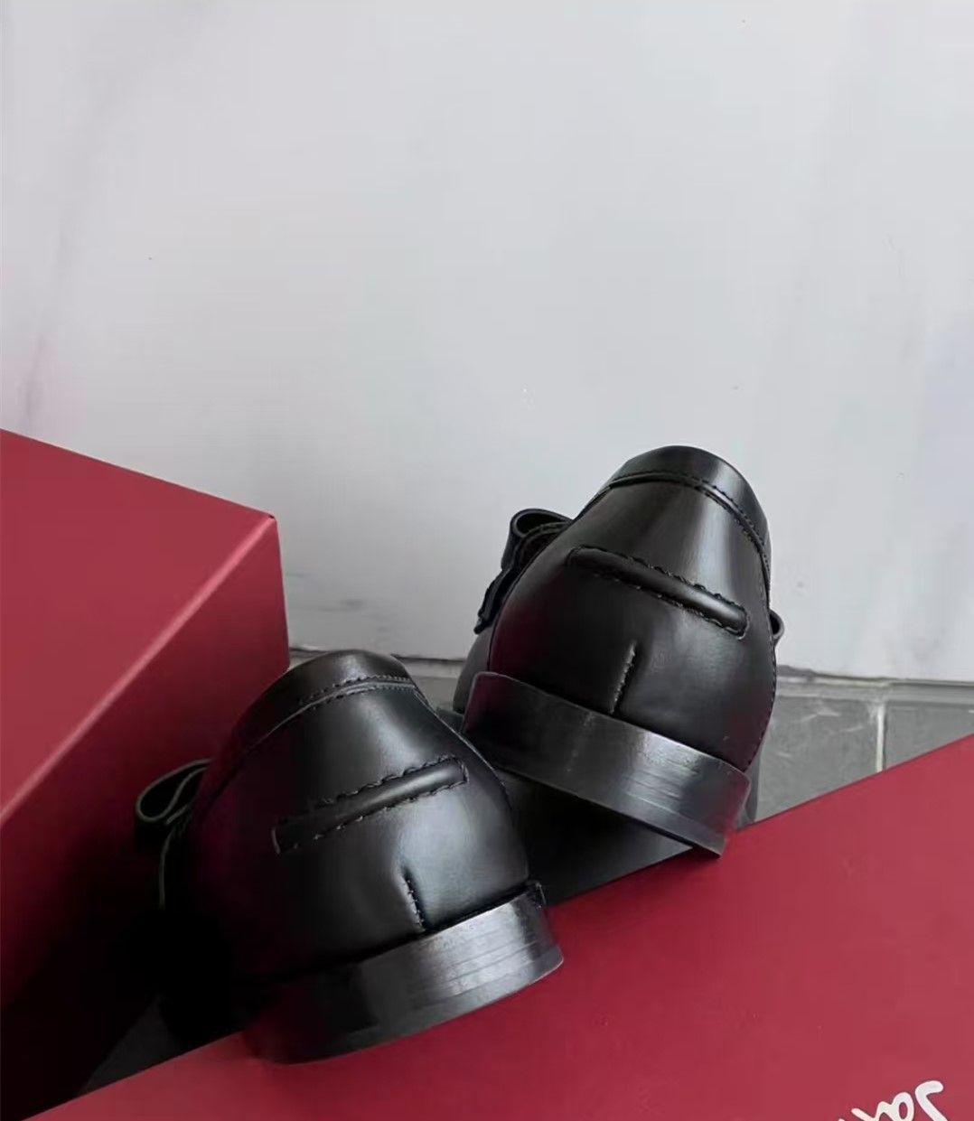 Salvatore Ferragamoフェラガモ VIVA ヴァラ 黒 ローファー 6D