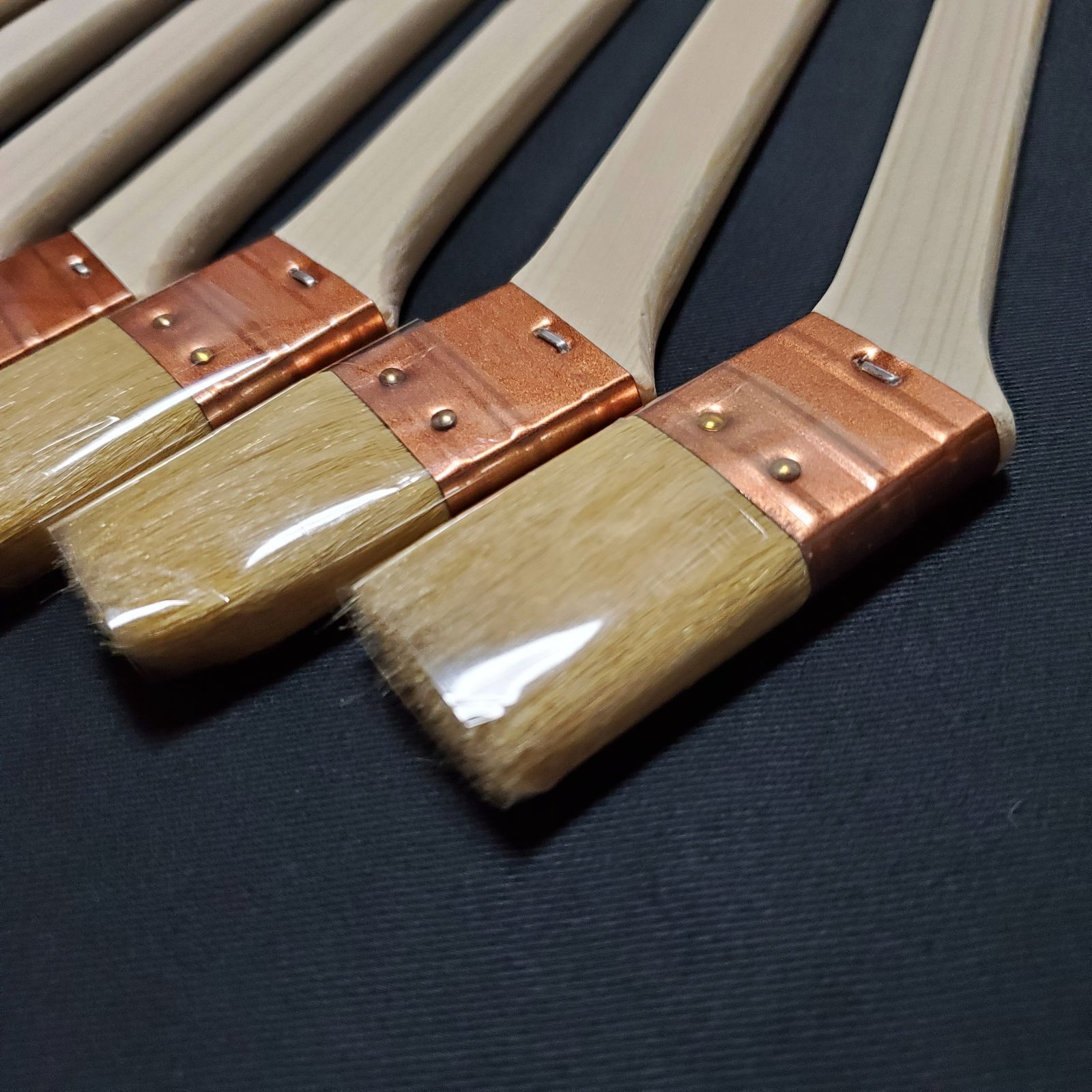 白毛 銅巻 鉄人 10号 30mm ×10本セット 好川産業(株)製 刷毛/ローラー 