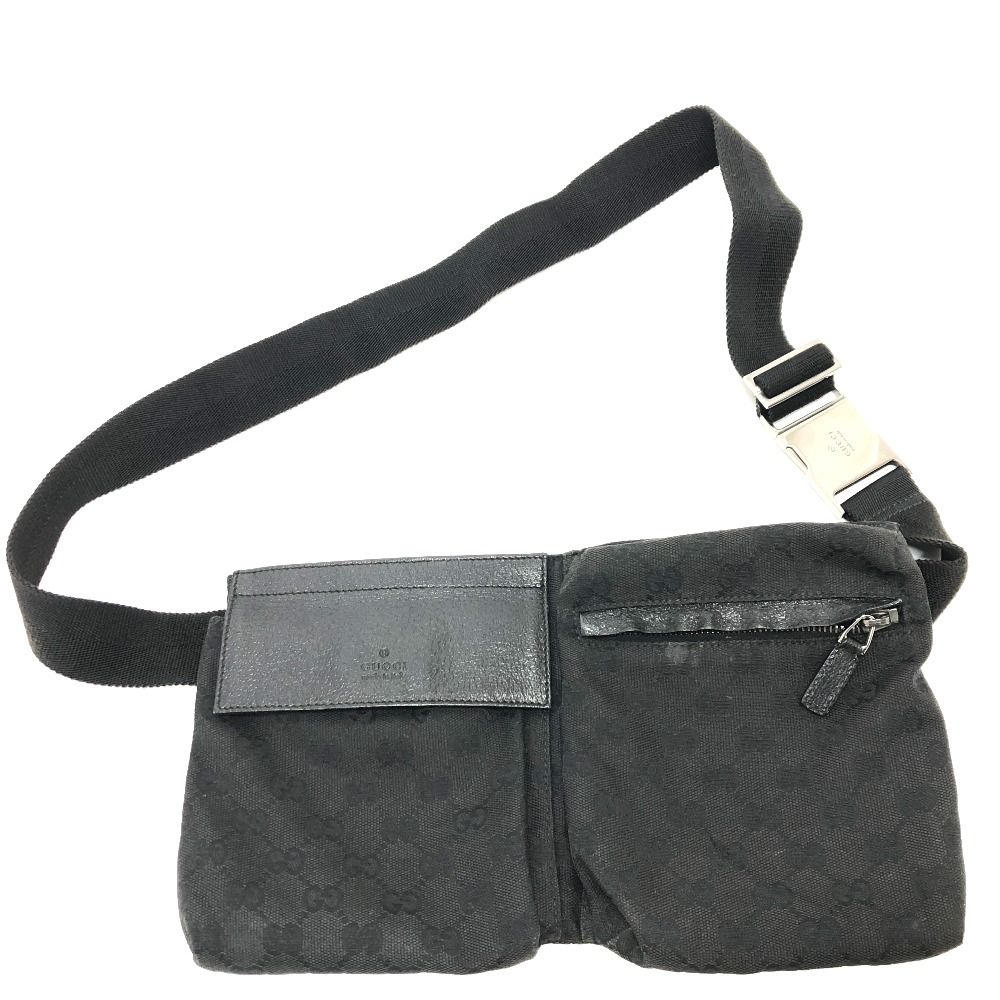 GUCCI グッチ ウエストバッグ ボディバッグ 28566 GGキャンバス/レザー