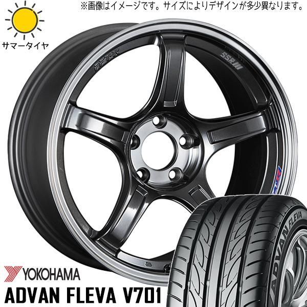 WRX STI VAB 純正ホイール+ADVAN FLEVA 245/40R18 程度良好品】スバル VAB WRX STI 純正 18in 8.5J +55 PCD114.3