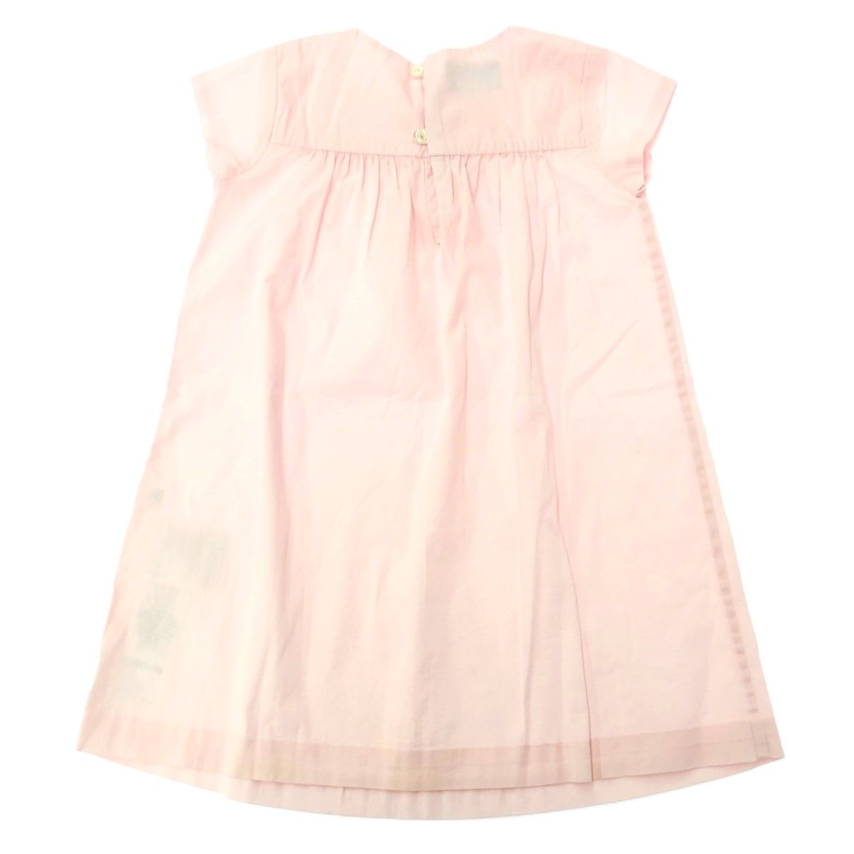 GUCCI グッチ パールGGボタン フロントフリル ワンピース サイズ:24m