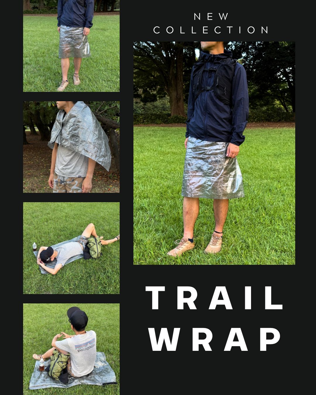 SimplyWonderful TRAIL WRAP トレイルラップ DCF製 レインパンツ 雨具 レインウェア 登山ウェア アウトドアウェア