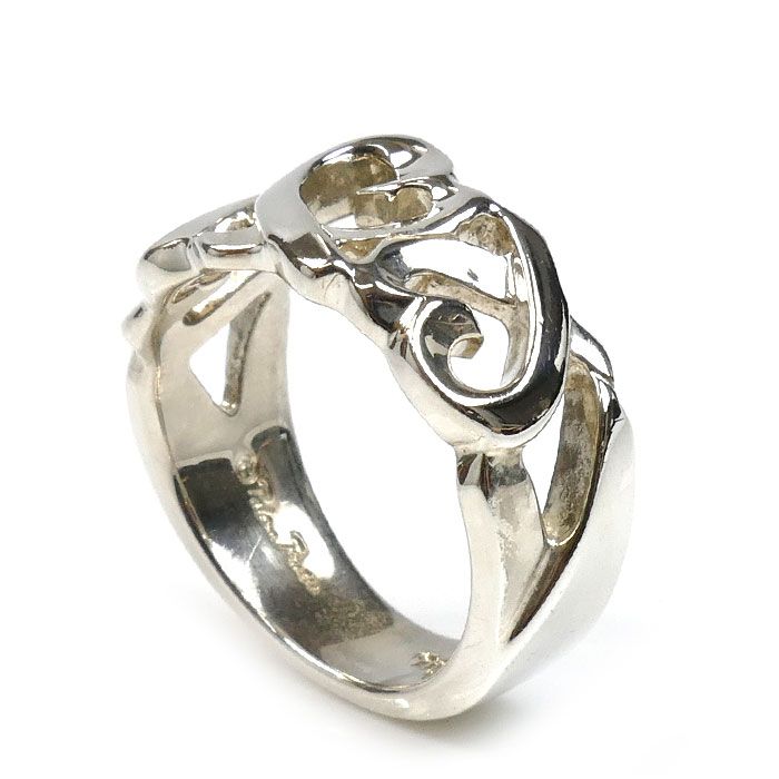 TIFFANY&Co. ティファニー シルバー925 トリプルラヴィングハート