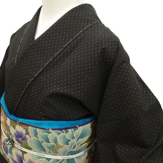 お出かけ紬 大島紬 未使用