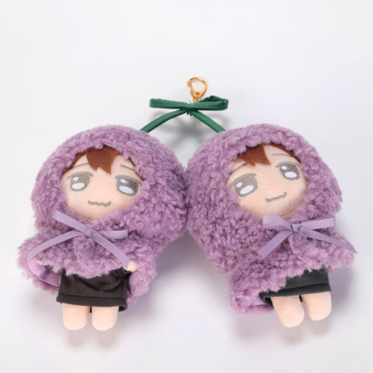 10cm 推しぬい 2色展開！さくらんぼ♡ ぬい服 着せ替え ポンチョ
