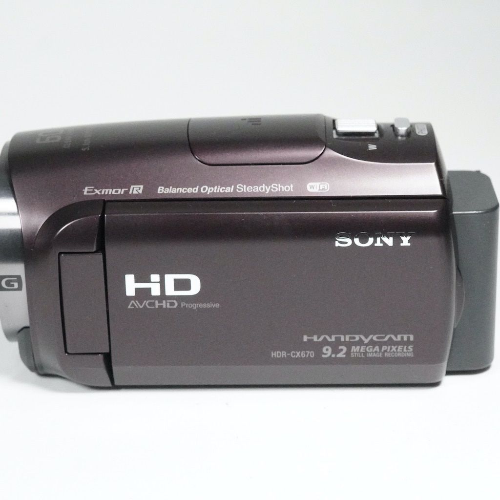 SONY ソニー HDR-CX670 ブラウン 動作OK 1週間保証 /1194 - メルカリ