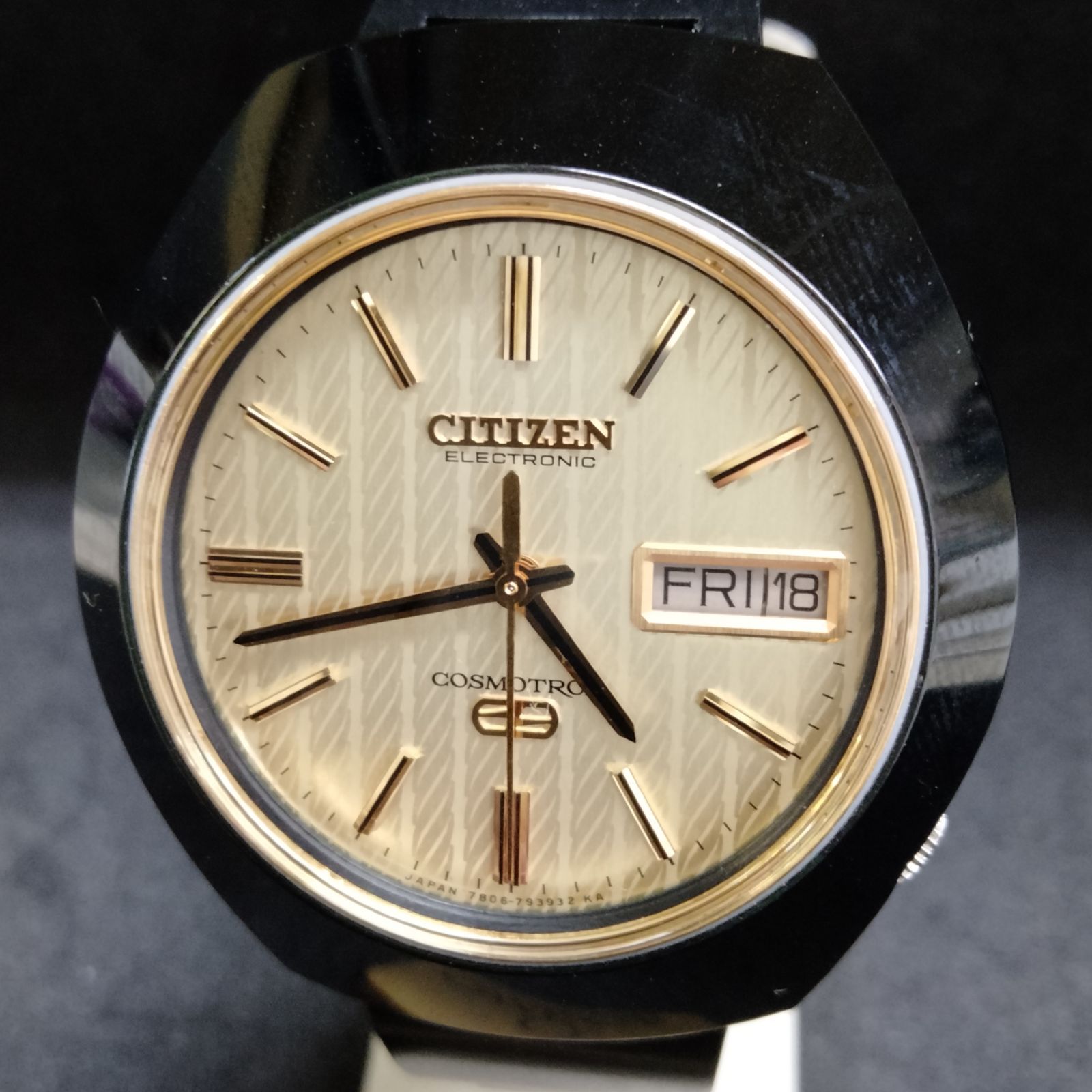 CITIZENコスモトロン美品OH済み‼️ CITIZEN - CITIZEN コスモトロン メンズ 電磁テンプ式 文字盤