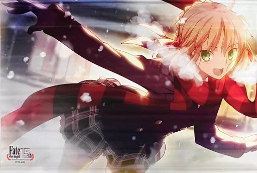 中古】タペストリー(大型) セイバー(雪/Fateシリーズ) TYPE-MOON