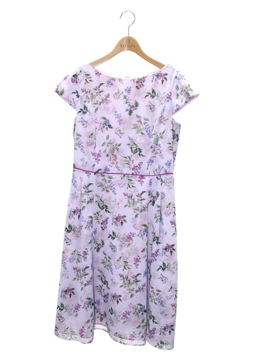 トッカ 洗える WATERCOLOR HARMONY ドレス OPTONX0410 ワンピース 4 パープル ITP2NPIRRI32