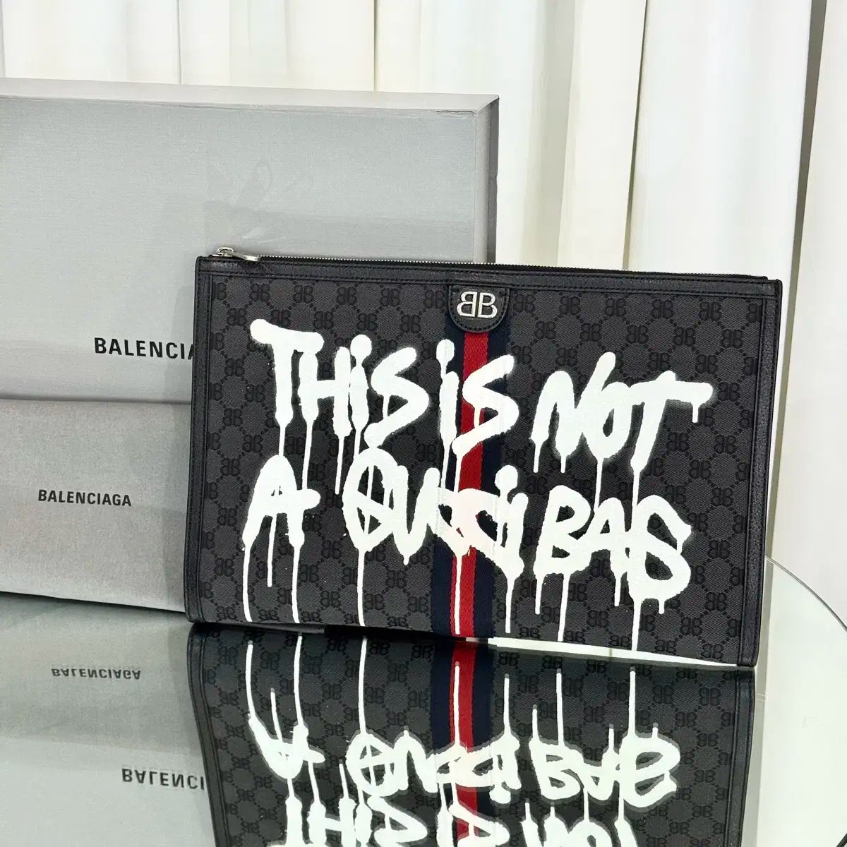 ほぼ BALENCIAGA バレンシアガ GUCCI グッチ 版 ザ ハッカープロジェクト プロジェクト クラッチ