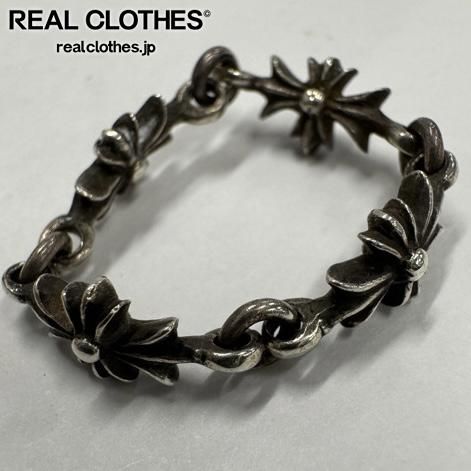 CHROME HEARTS/クロムハーツ タイニーE CHプラスリング/11号 CHROME