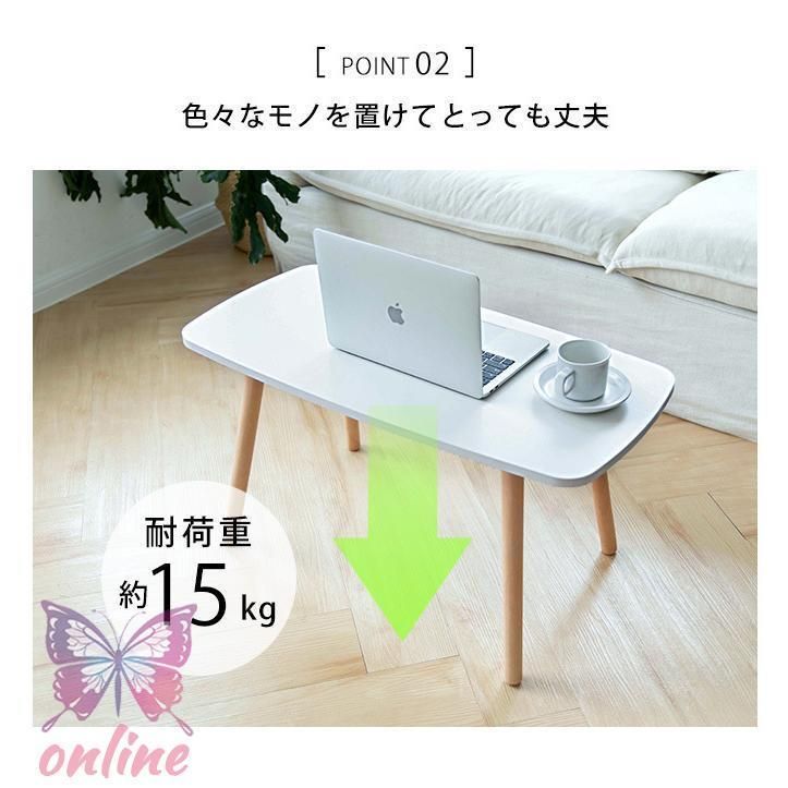 大阪のみ送料無料】LOWYA 天然木折り畳みテーブル NEWジニスミニ