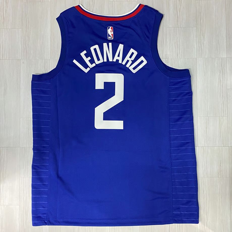 USA正規品 【S】 NIKE ナイキ NBA クリッパーズ LA Clippers カワイ レナード Leonard #2 オーセンティック バスケシャツ ロイヤルブルー 米国規格 NIKE ナイキ Clippers クリッパーズ Leonard カワイ