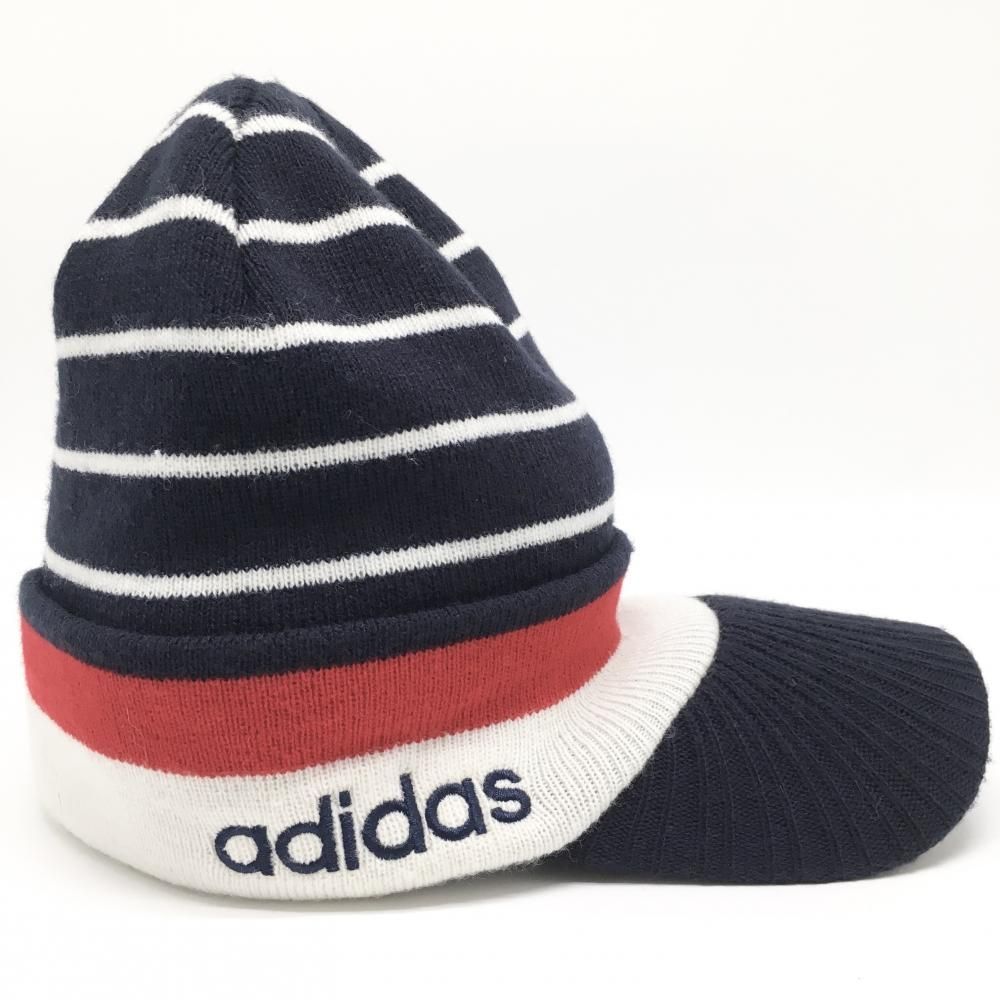 adidas/アディダス☆ツバ付きニット帽☆中古 - メルカリ