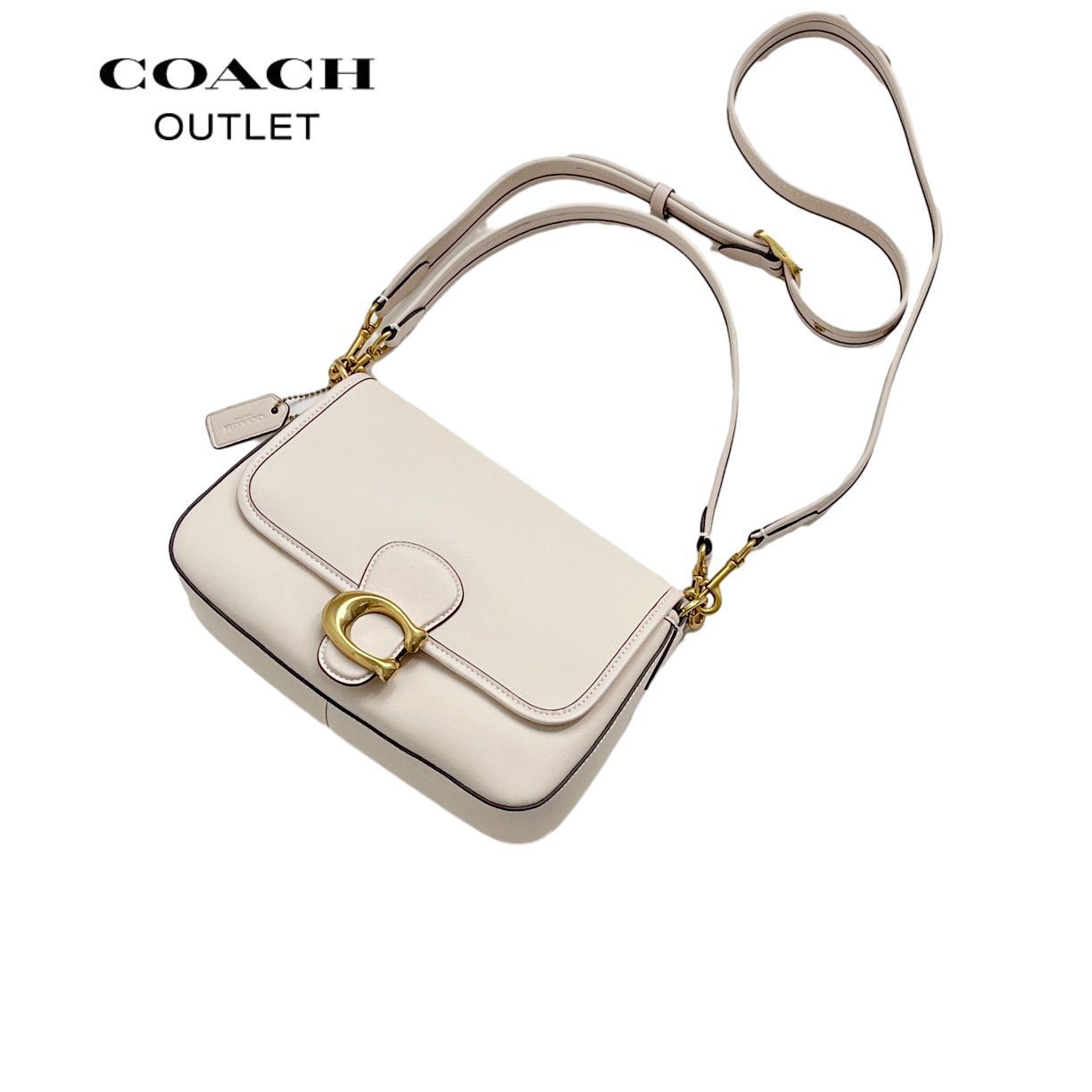 コーチ COACH C4823 バック 2way ショルダーバッグ ブティックライン ソフト タビー ショルダー バッグ ホワイト アウトレット -  メルカリ