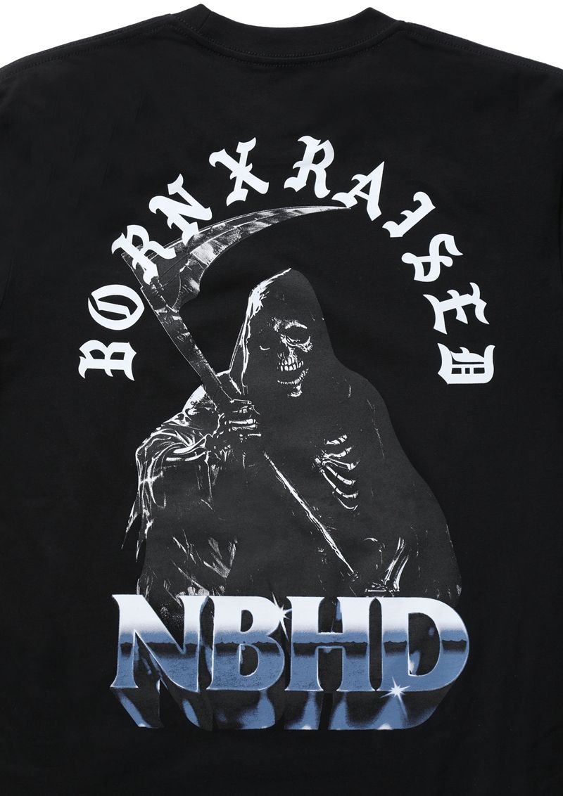 NEIGHBORHOOD × BORN X RAISED / Tシャツ/M/コットン/BLK/251ZB39N-ST01S NEIGHBORHOOD X BORN & RAISED . TEE SS-1 Tシャツ 251ZB39N-ST01S