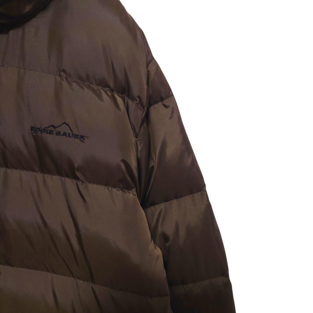 Eddie Bauer】フード着脱 グースダウンジャケット A-2519 - メルカリ