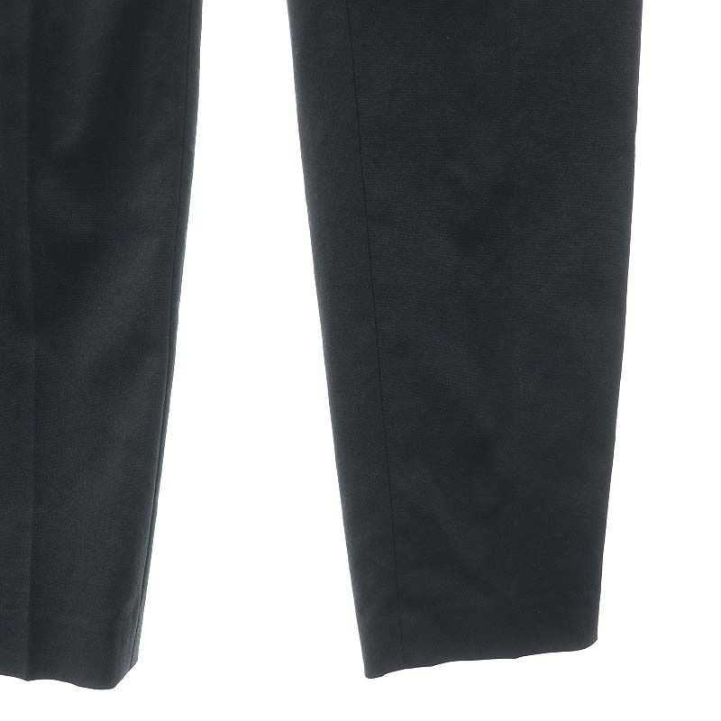 セオリーリュクス theory luxe 23SS Ariosa Carol 2 パンツ テーパード ジッパーフライ 032 黒 ブラック