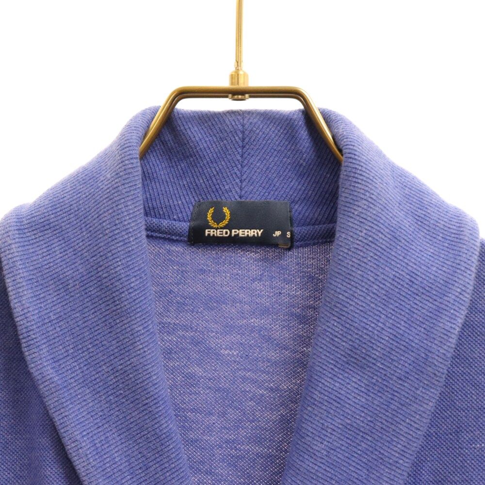 FRED PERRY (フレッドペリー) ショールカラー 長袖カーディガン 