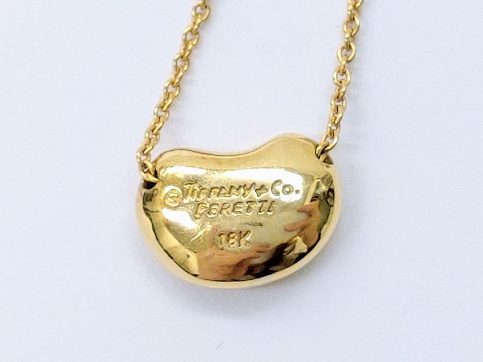18K Tiffany & Co. エルサペレッティ ビーンズネックレス【N634