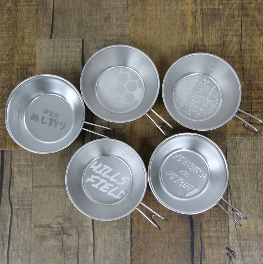 美品 ヒルズフィールド HILLSFIELD シェラカップ 5個セット 330ml コップ 食器 キャンプ 登山 アウトドア 美品 ヒルズフィールド HILLSFIELD シェラカップ 5個セット