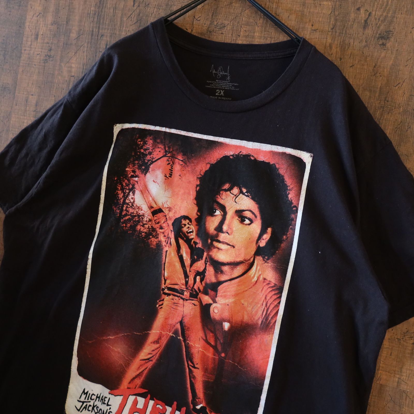 人気アイテム☆MICHAEL JACKSON THRILLER マイケルジャクソン スリラー 半袖Tシャツ SIZE 2X - メルカリ