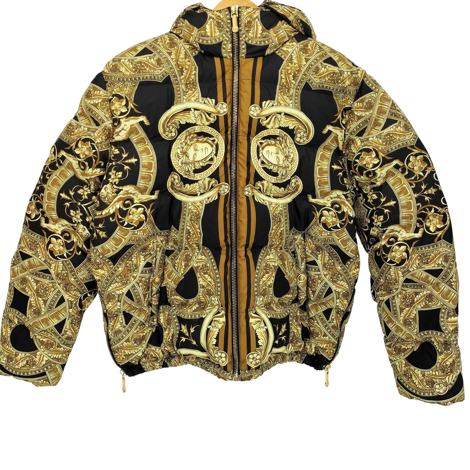ヴェルサーチ VERSACE 13AW 35周年記念 メデューサ 総柄 ダウン