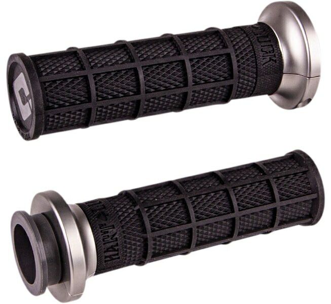 HART-LUCK LOCK-ON グリップ ケーブルスロットル ブラック/ガンメタル