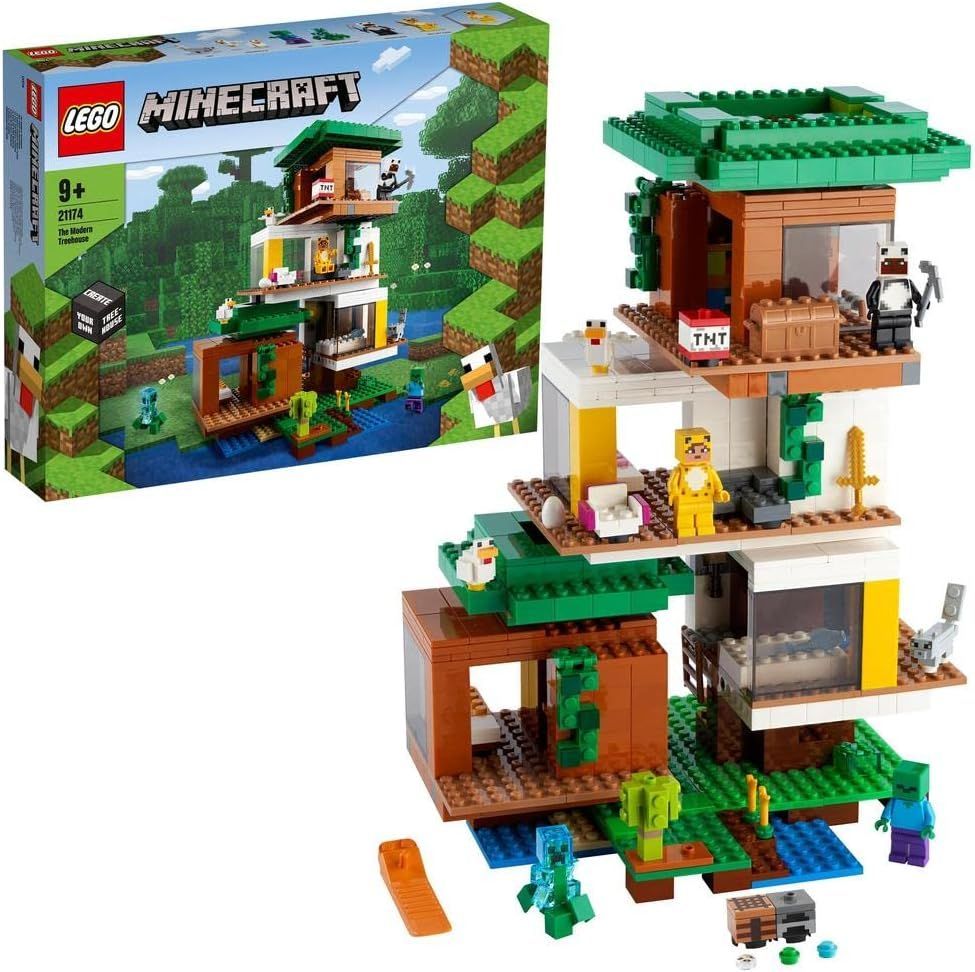 【新品】LEGO マインクラフト ツリーハウス テレビゲーム 家 おうち 