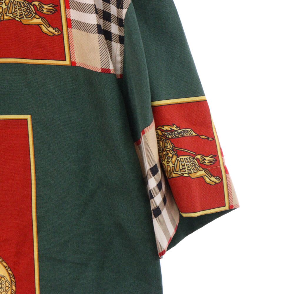 10 ベビー・キッズ バーバリー シャツ92 120長袖シャツ 襟付き