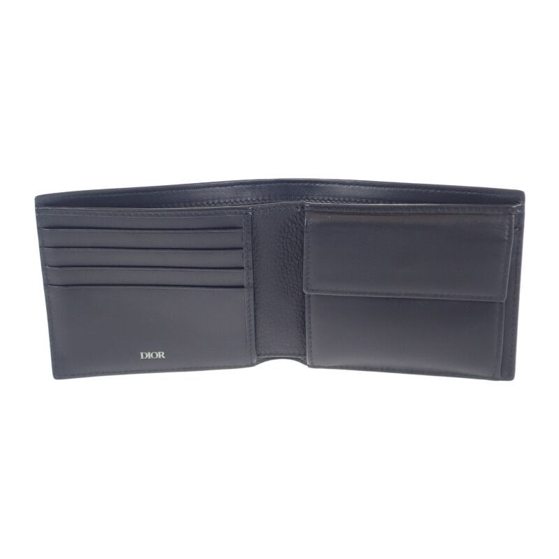 【レザー商品】DIOR CD ICON バーティカル 2つ折りウォレット DIOR | CD Icon バーティカル 2つ折りウォレット グレインド