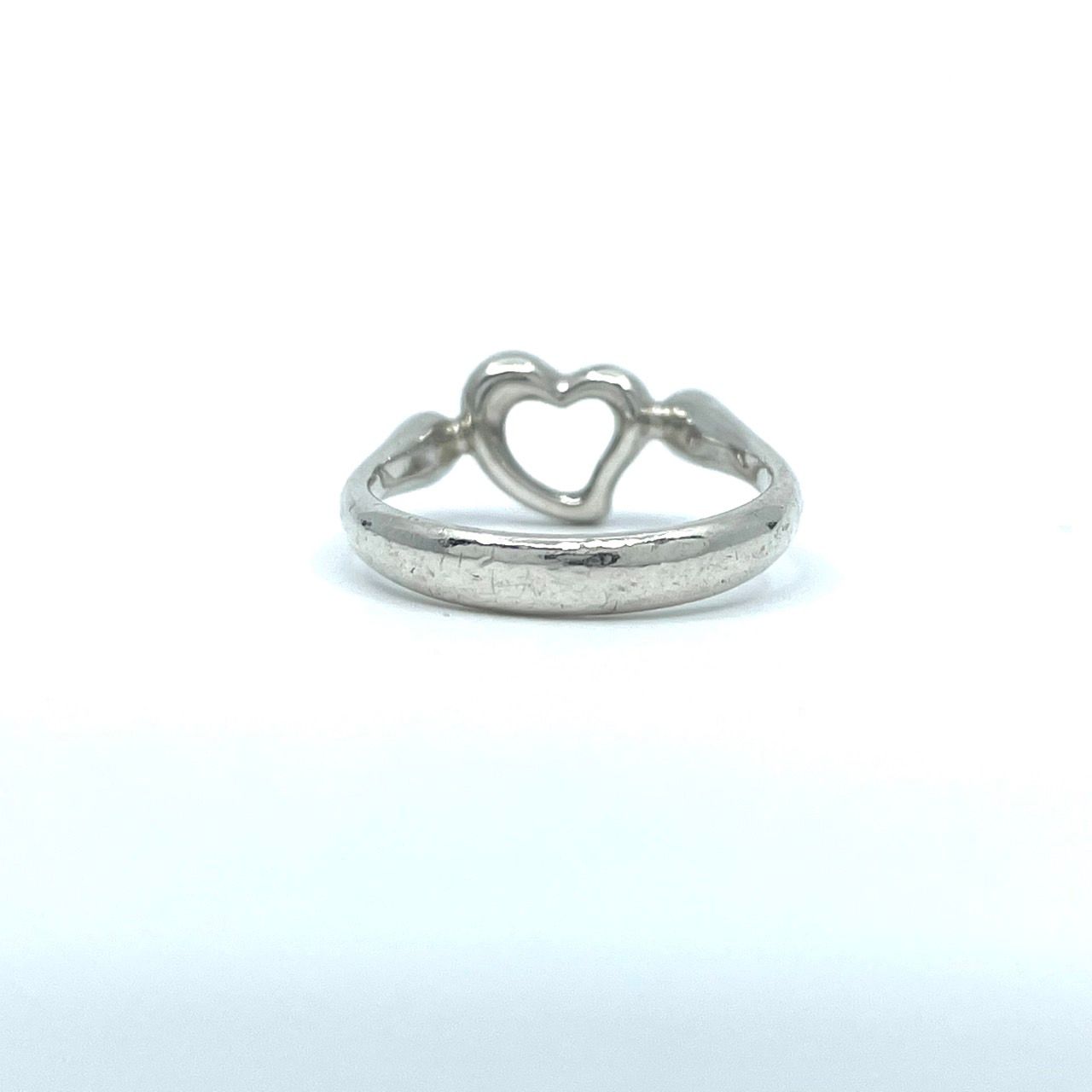 美品 TIFFANY &Co. ティファニー オープンハート 指輪 リング 11