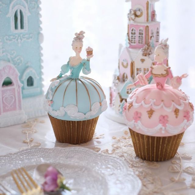 カップケーキレディーボックス　小物入れ かわいい 可愛い おしゃれ オシャレ ギフト インテリア クリスマス 飾り