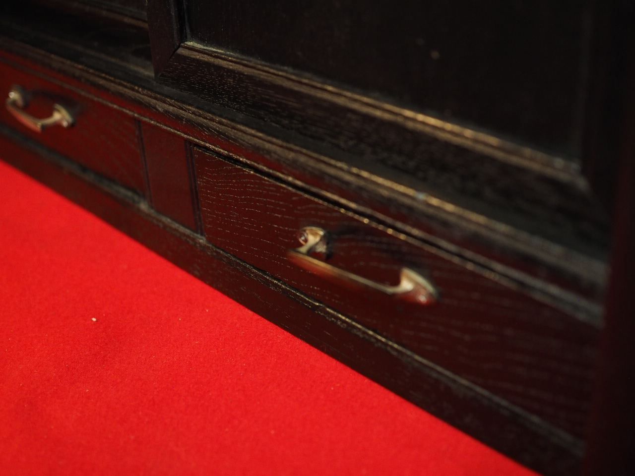 昭和初期の小さなローボード 展示台 古録展 品番F4484