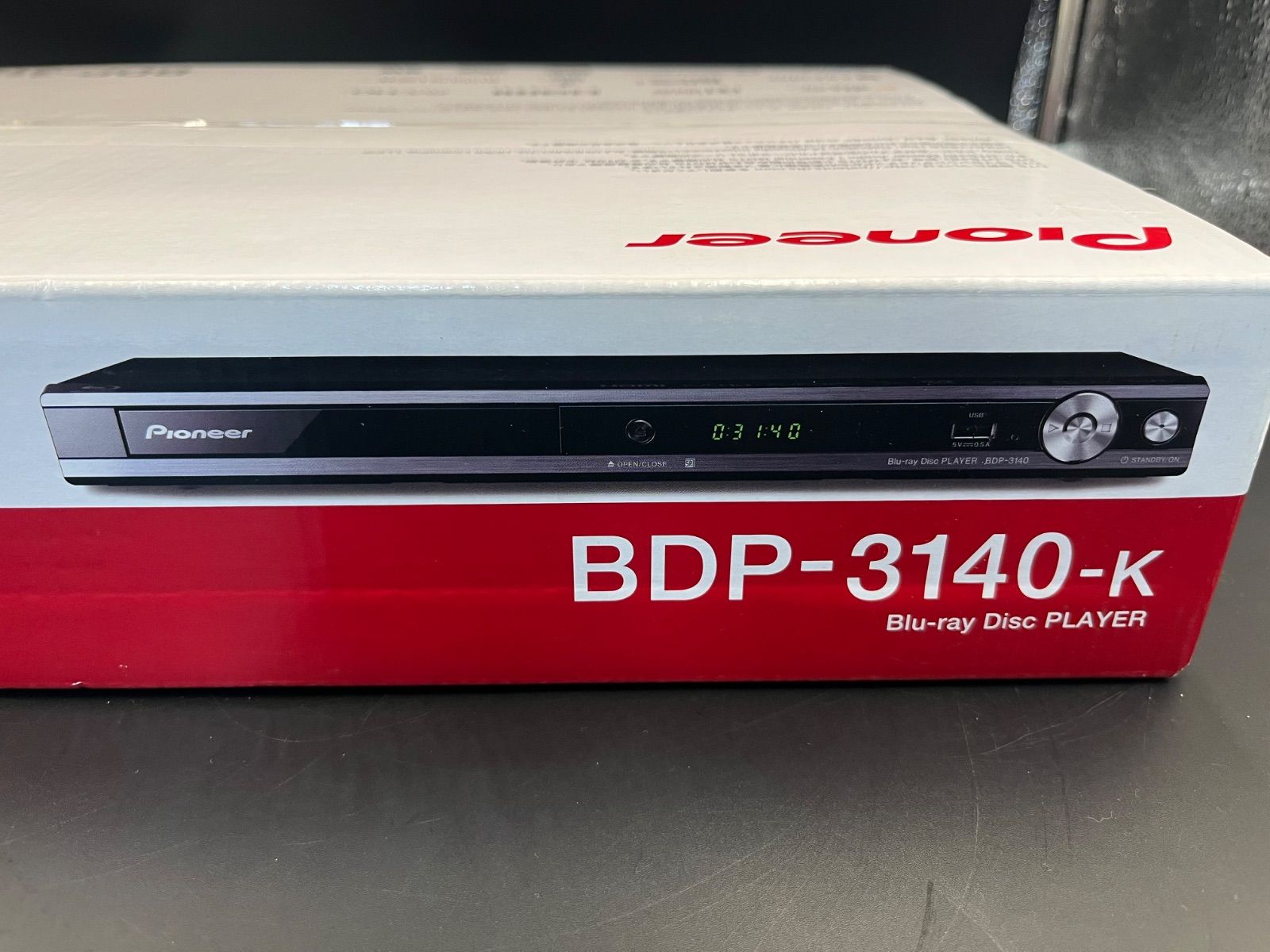 未開封］パイオニアのブルーレイディスクプレーヤー「BDP-3140-K