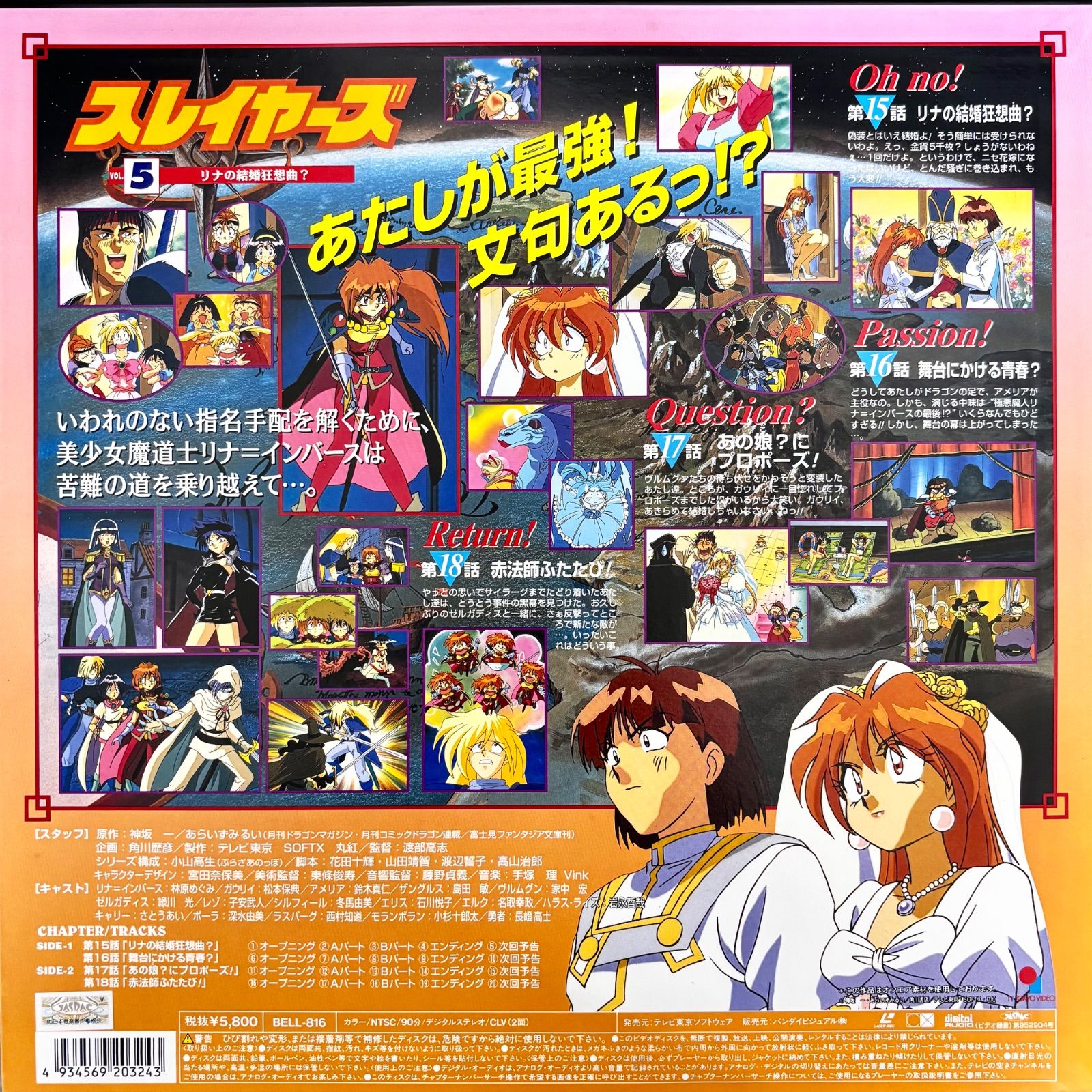 レア希少品⭐️レーザーディスク】 ☆アニメシリーズ 『SLAYERS