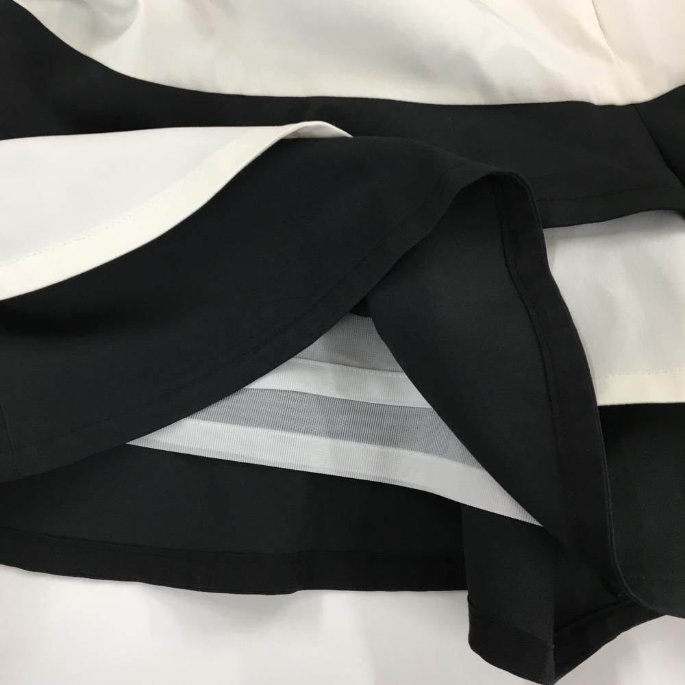 アルチビオ ショートパンツ 黒×白 ボーダー ストレッチ 裏地付