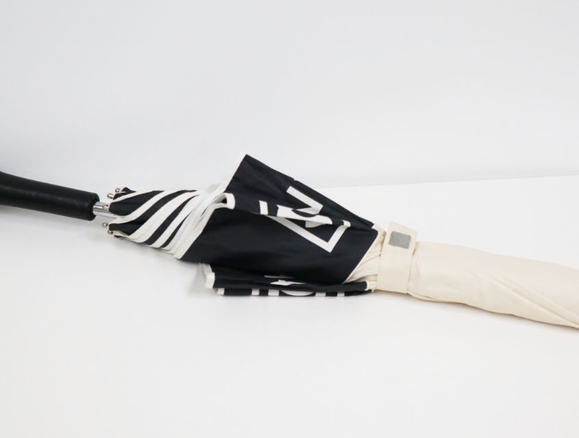 CHANEL シャネル スポーツライン 傘 ノベルティ ブラック アイボリー  