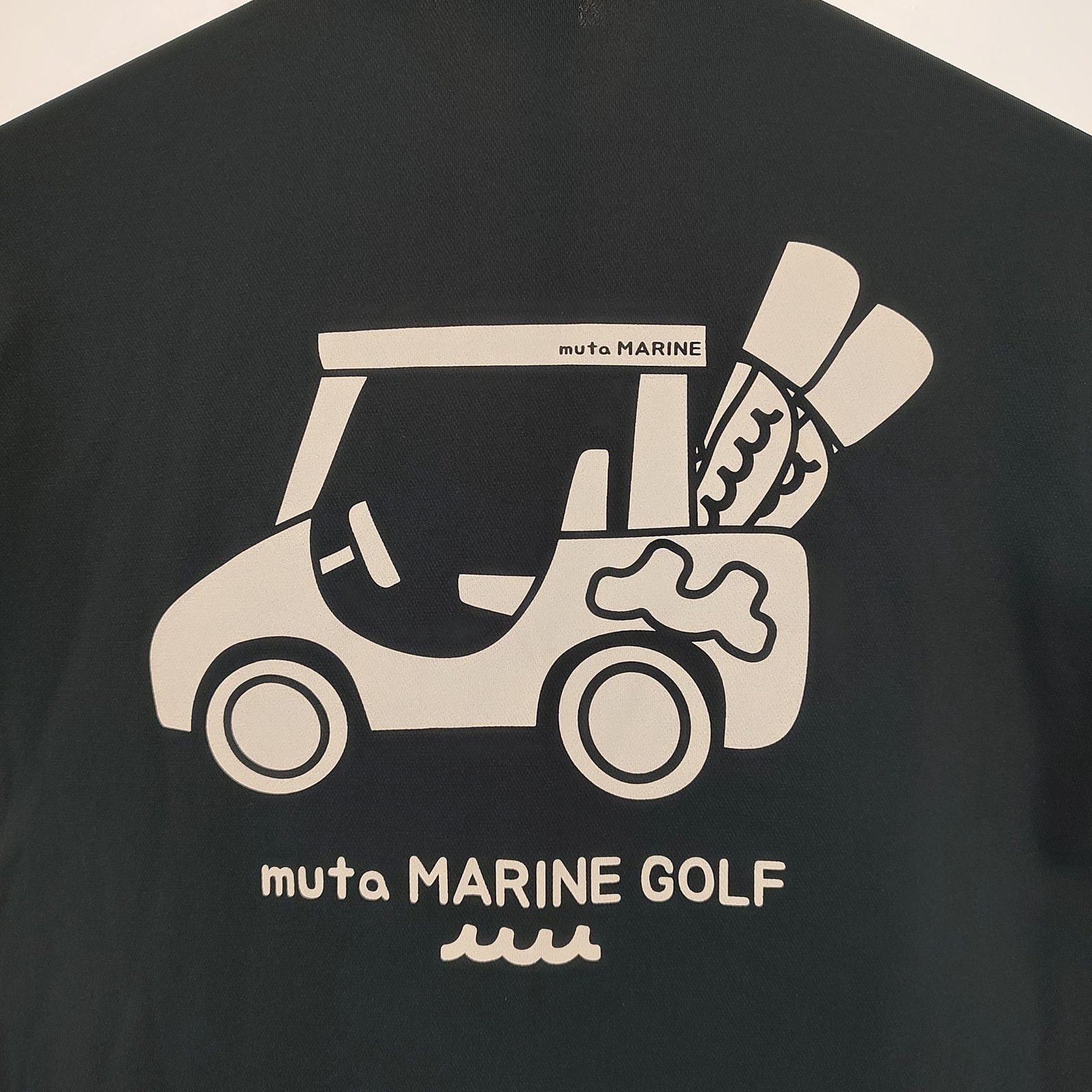 muta MARINE GOLF ムータ マリン ゴルフ バック プリント 半袖