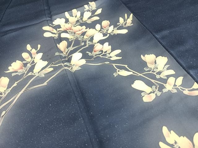 平和屋着物□訪問着 枝花文 暈し染め 正絹 逸品 AAAU6977es