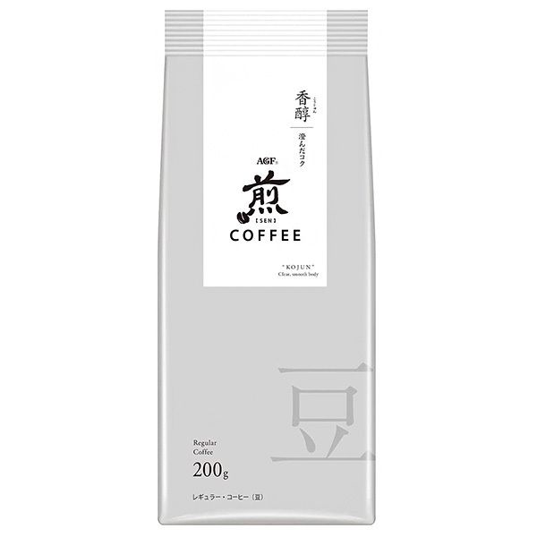 AGF 煎 レギュラー コーヒー 豆 香醇 澄んだコク 200g×20袋入｜ agf レギュラーコーヒー