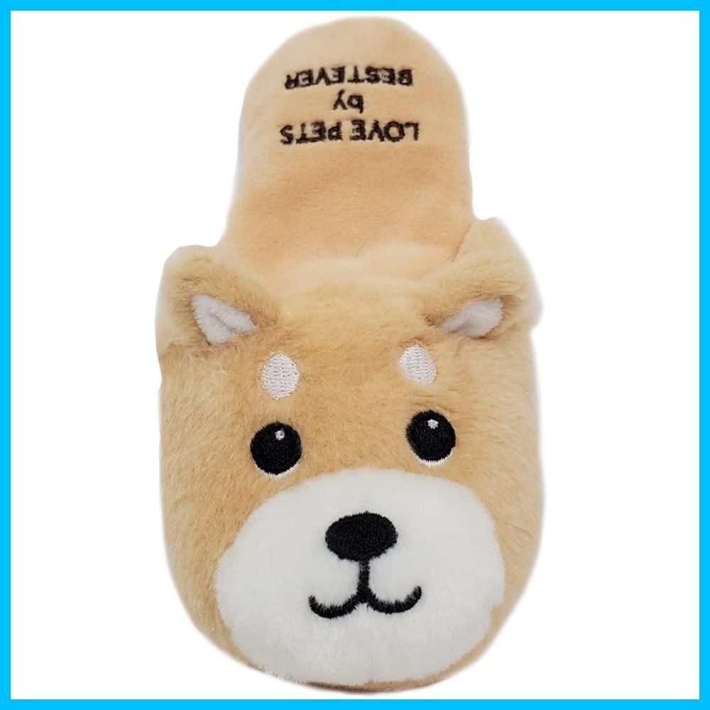 商品 BESTEVER スリッパ 柴犬 by おやつポケット 犬 猫 PETS おもちゃ ペットトイ 音が鳴る LOVE 一緒に遊ぶ シバイヌ ベストエバージャパン