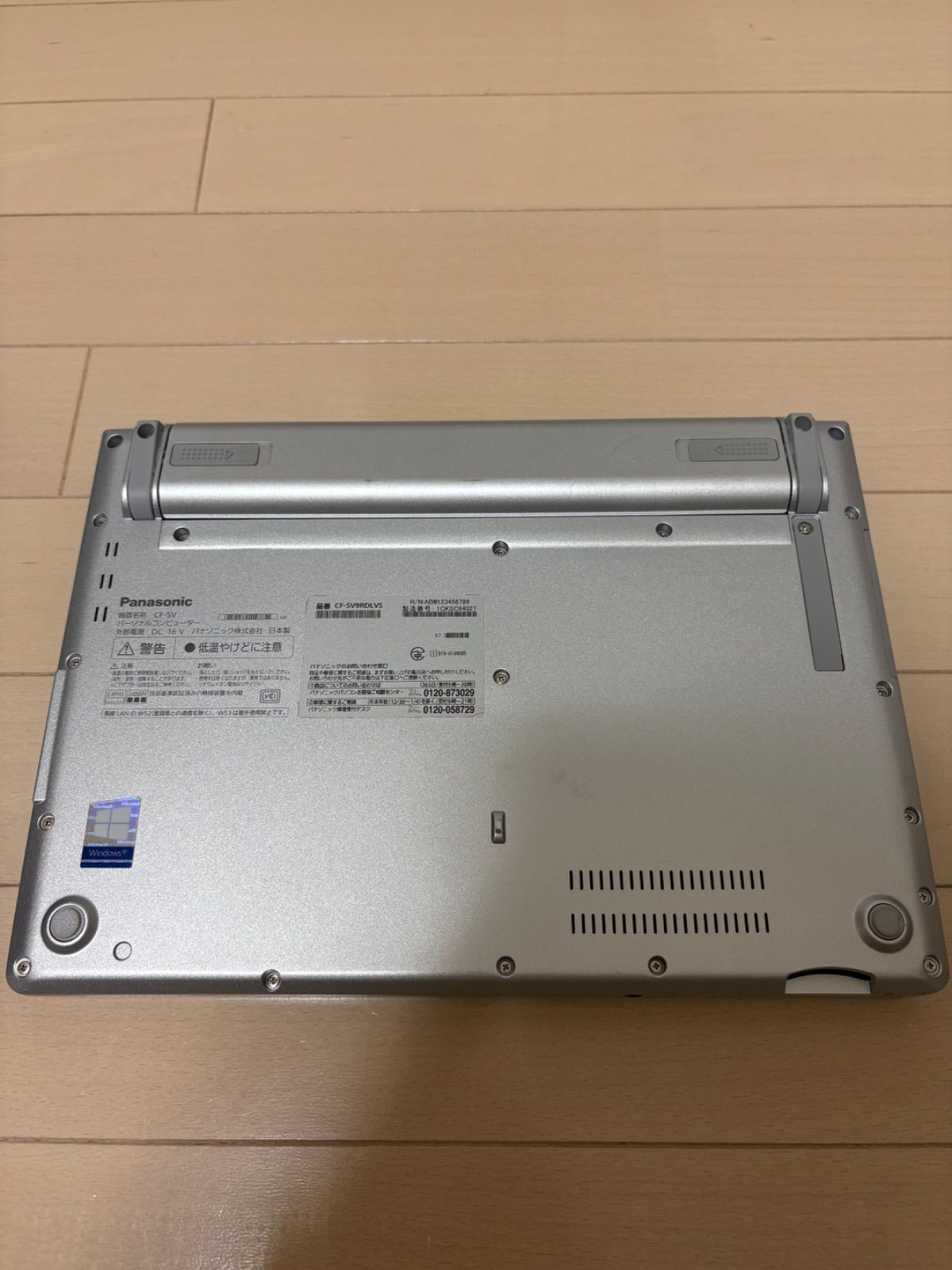 【美品/良品】Windows11 ノートパソコン レッツノート SV9 NVMe 良品/累積2740時間】Panasonic Let's note CF-SV9 Windows11