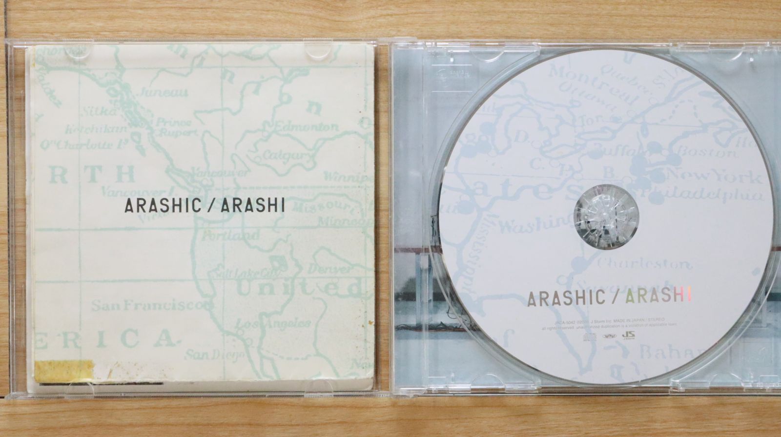 嵐サイン付きCD 国内盤CD☆嵐/Arashi□ ARASHIC - 嵐 【JACA5042/4580117620682
