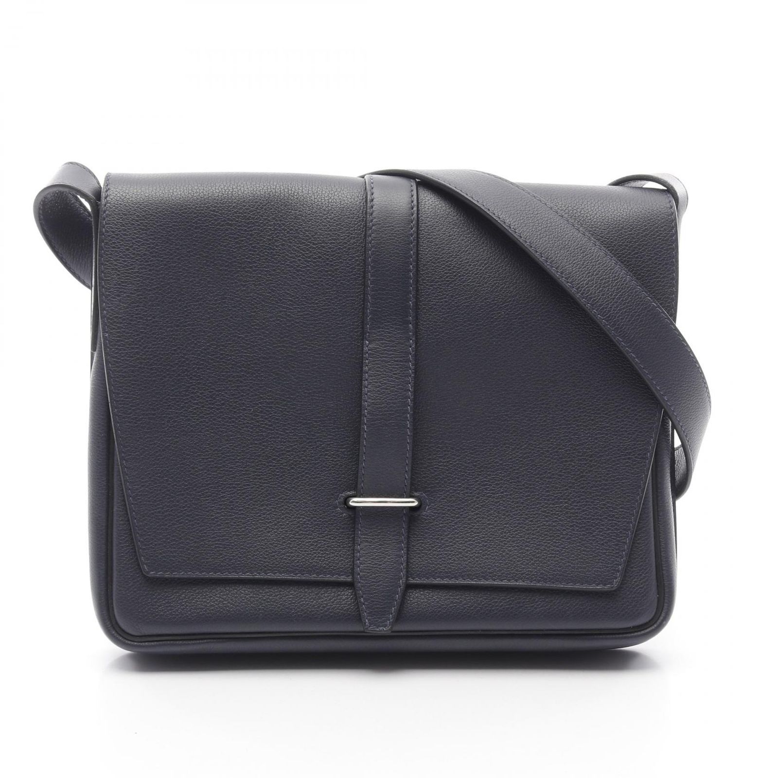 HERMES エルメス スティーブ ライト ジュニア ブルーニュイ ショルダーバッグ